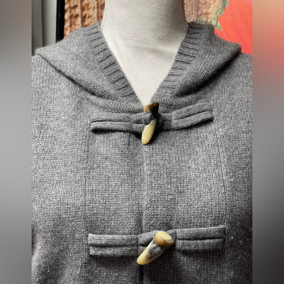 Ralph Lauren Gray Hooded Toggle Vest - Picture 8 of 10